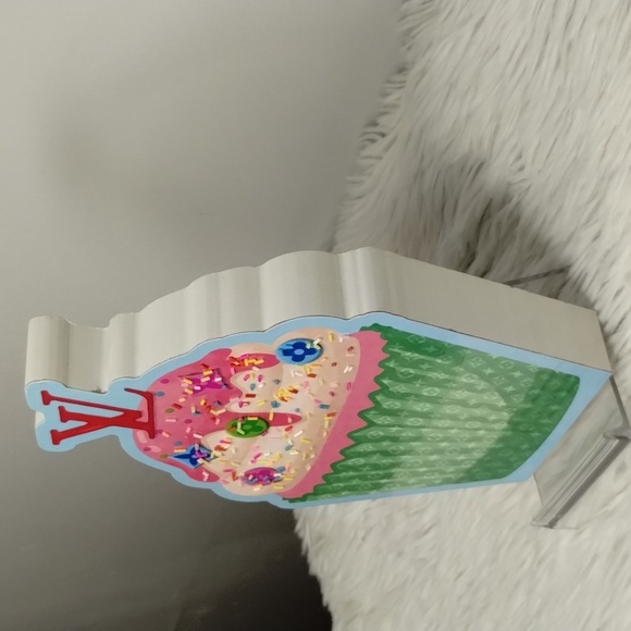 Home Designs LV Confetti Dessert Cupcake Wooden Home Decore - Picture 4 of 4